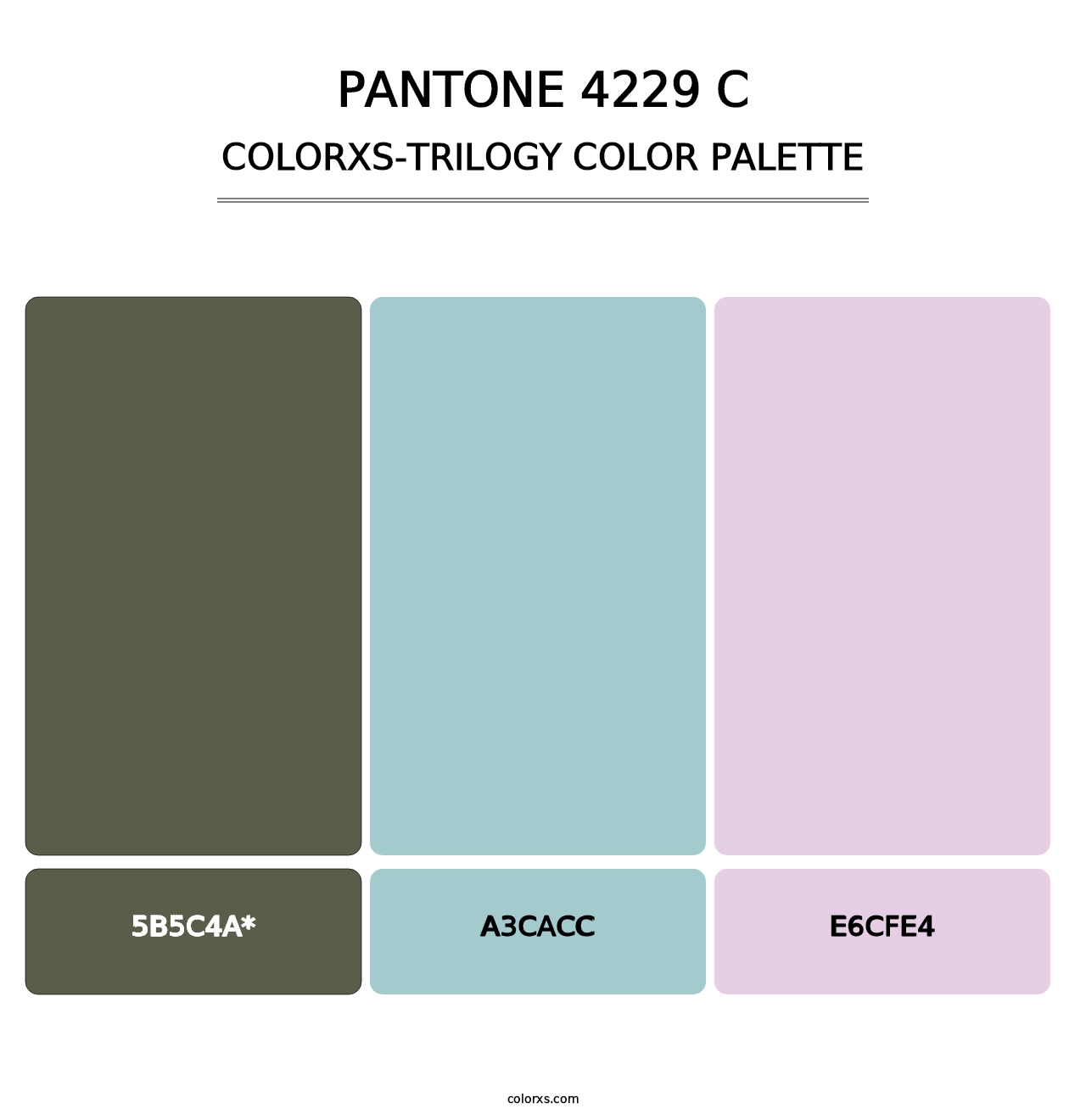 PANTONE 4229 C - Colorxs Trilogy Palette