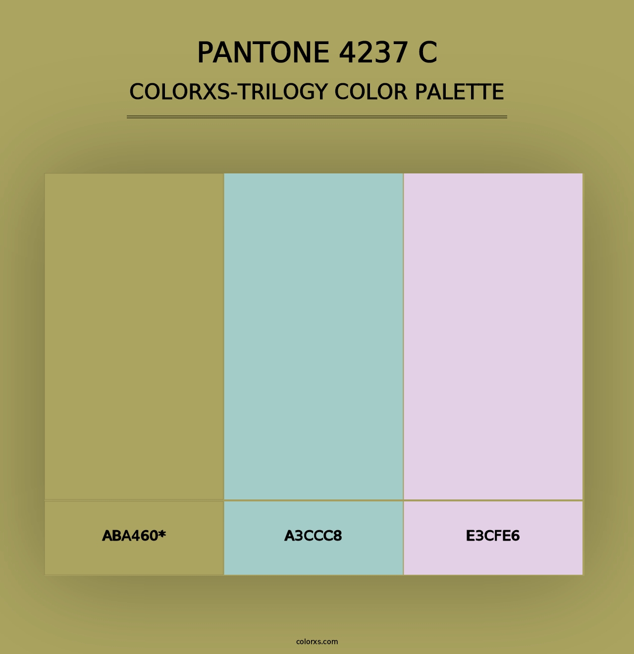 PANTONE 4237 C - Colorxs Trilogy Palette