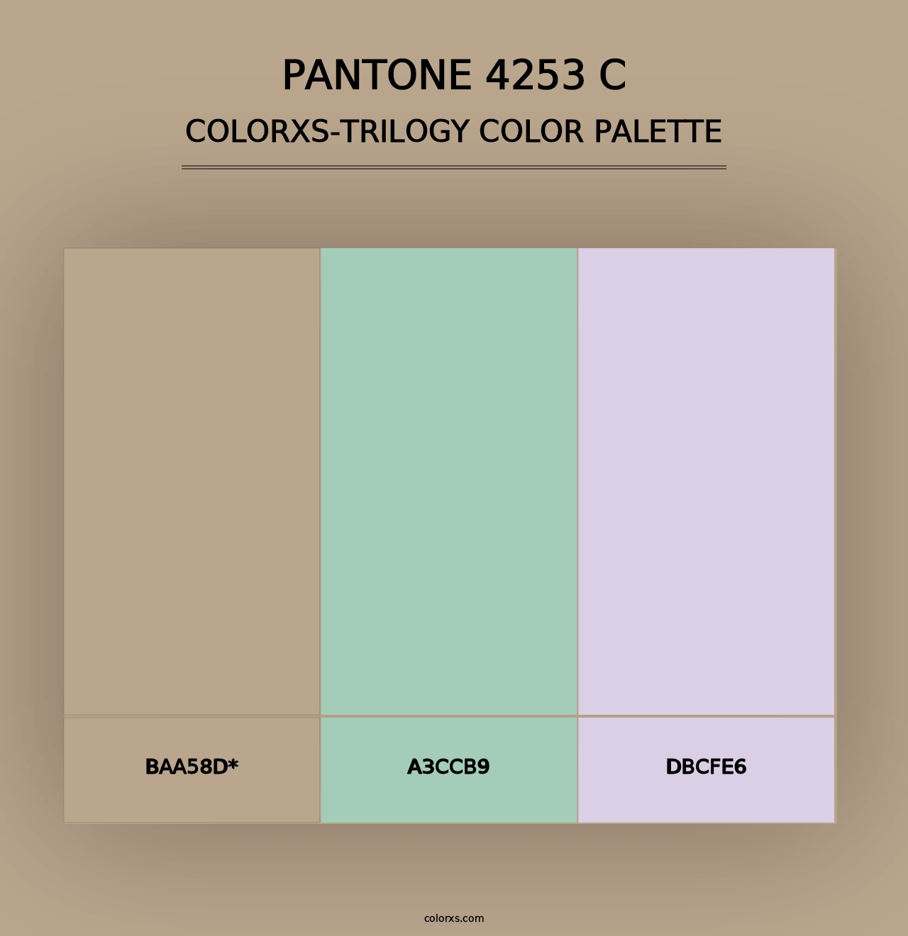 PANTONE 4253 C - Colorxs Trilogy Palette