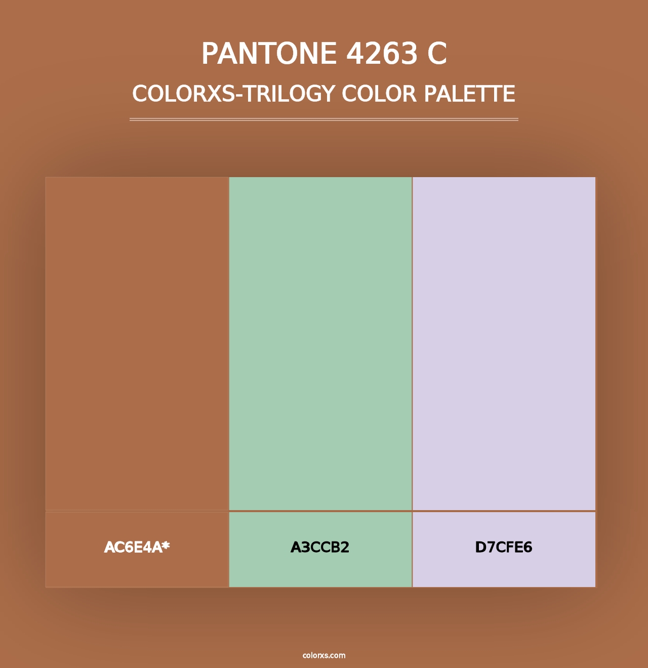 PANTONE 4263 C - Colorxs Trilogy Palette