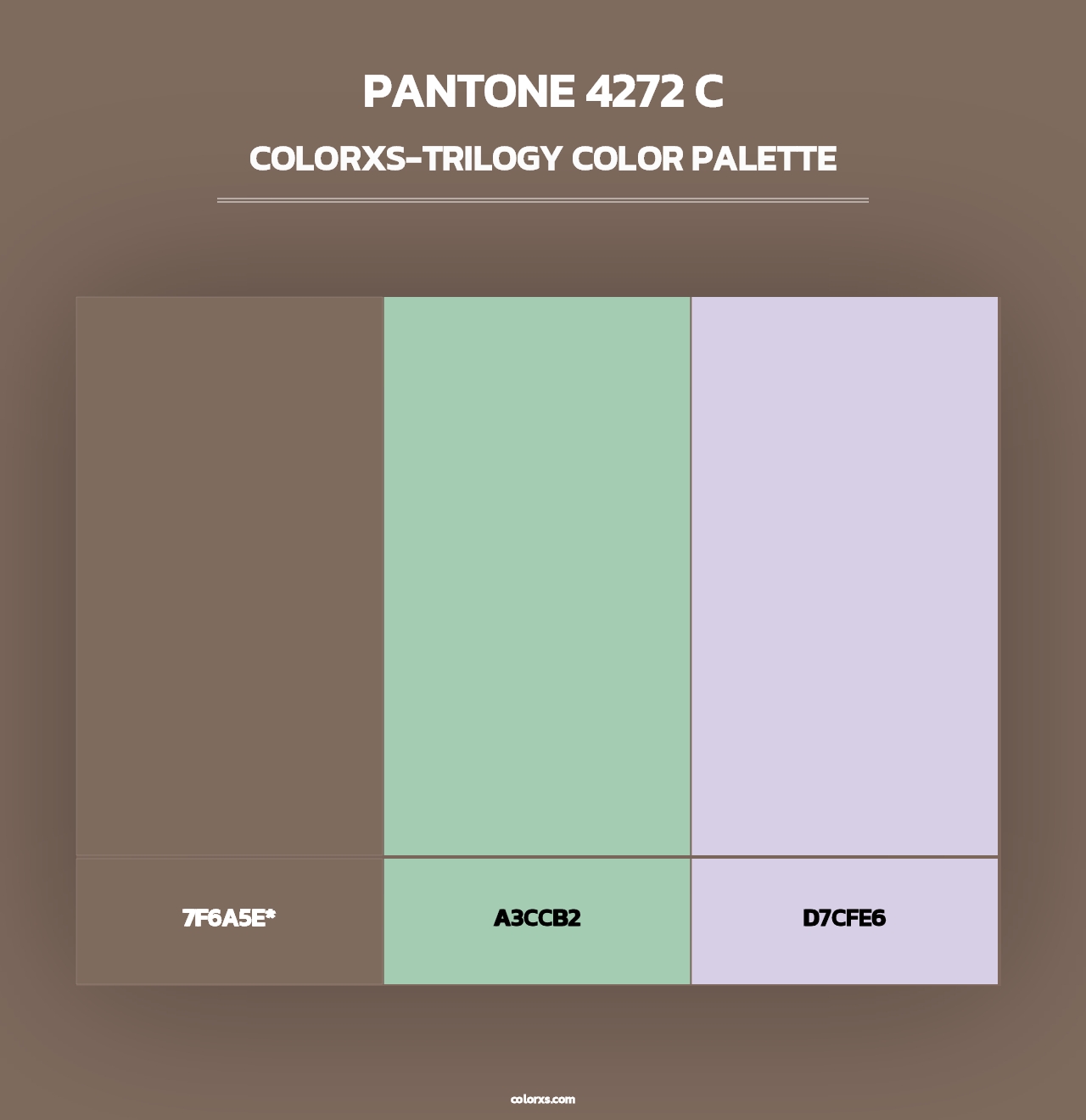 PANTONE 4272 C - Colorxs Trilogy Palette