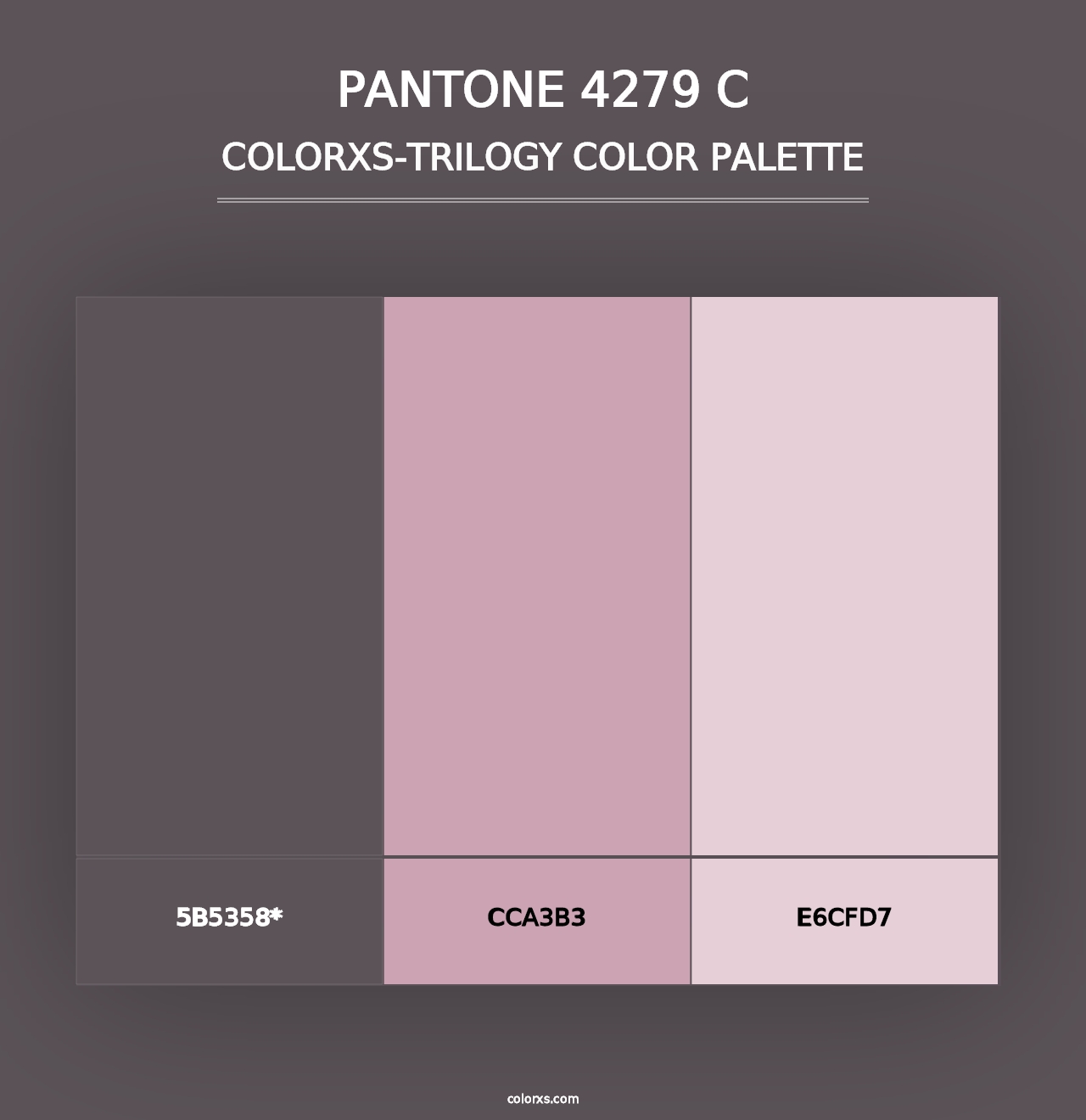 PANTONE 4279 C - Colorxs Trilogy Palette