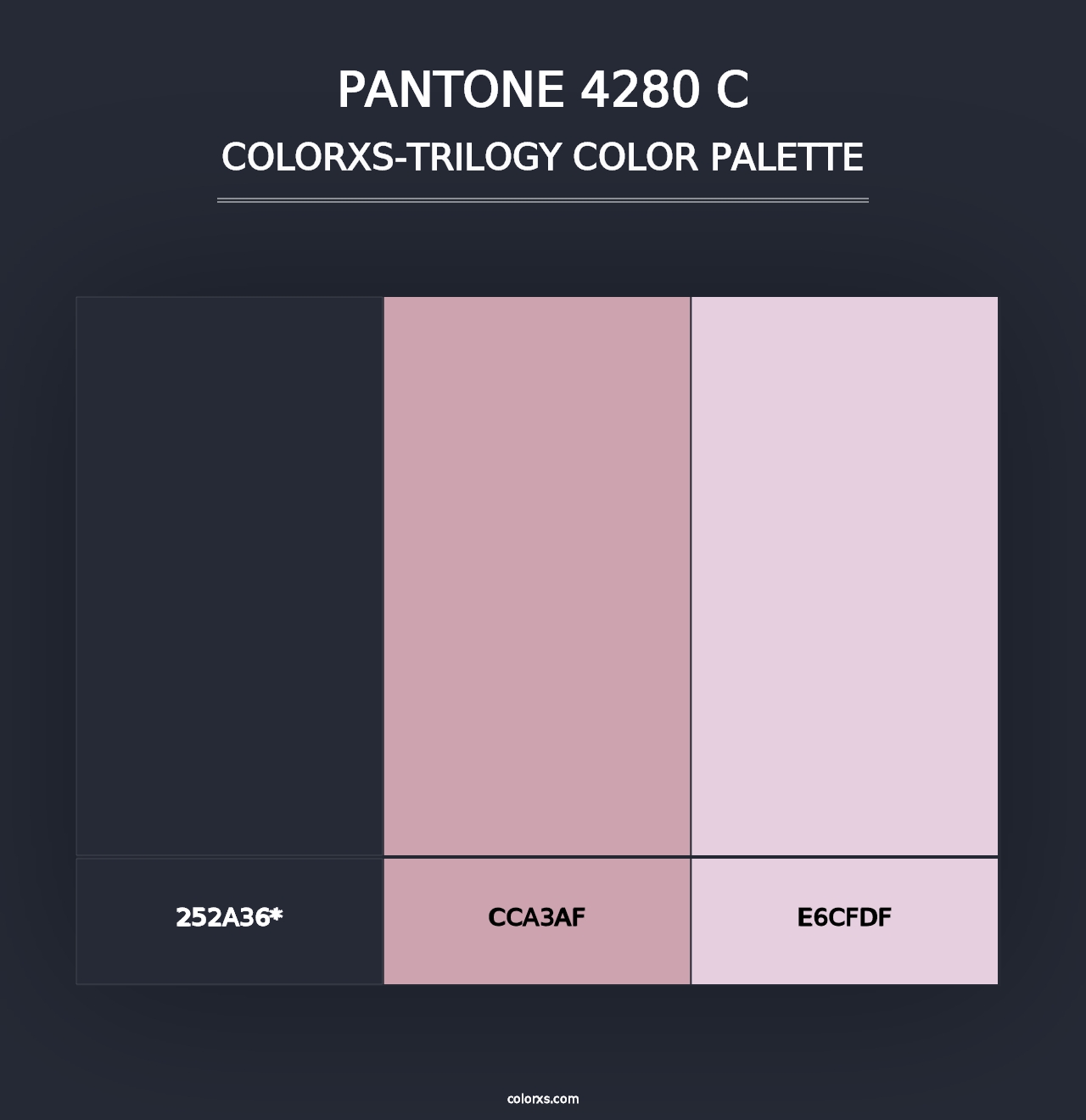 PANTONE 4280 C - Colorxs Trilogy Palette