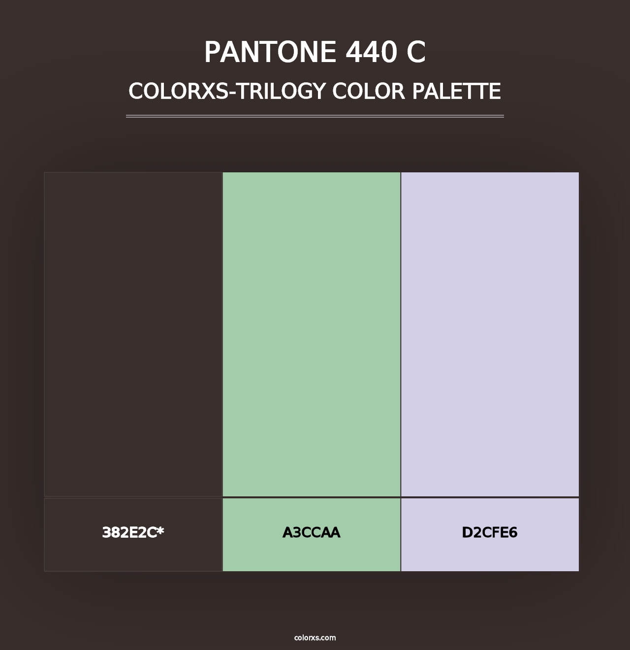 PANTONE 440 C - Colorxs Trilogy Palette