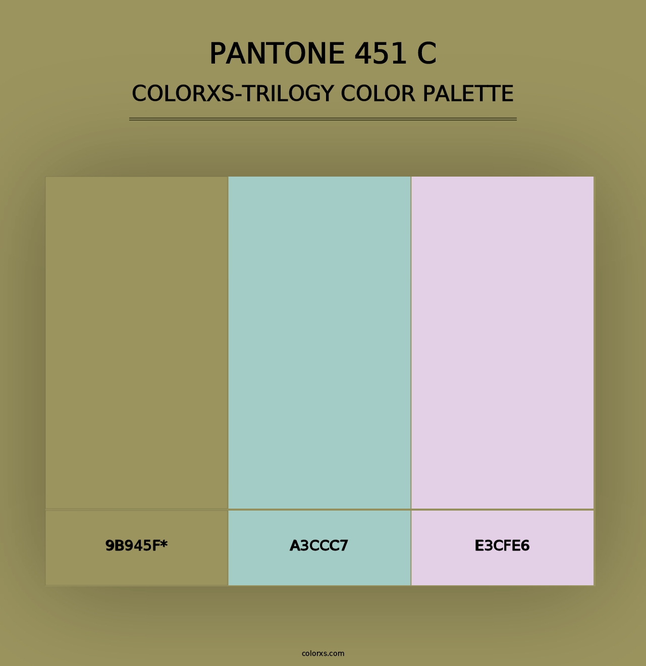 PANTONE 451 C - Colorxs Trilogy Palette