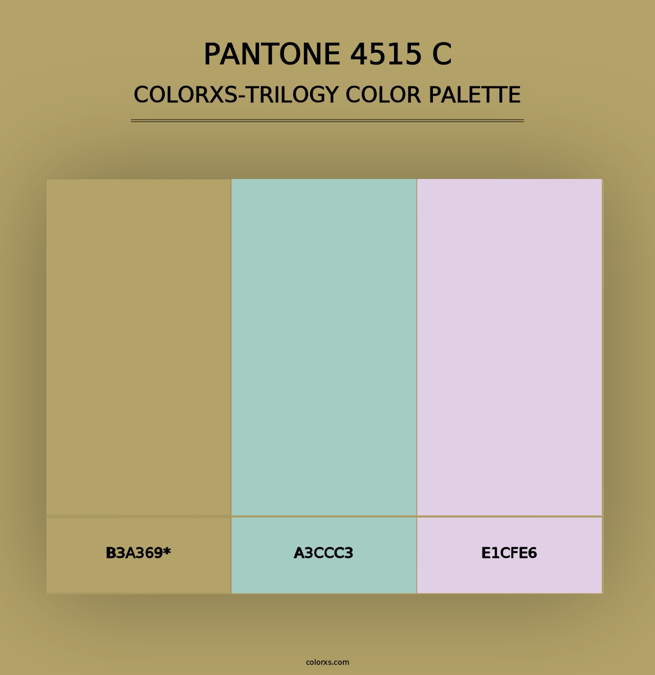 PANTONE 4515 C - Colorxs Trilogy Palette