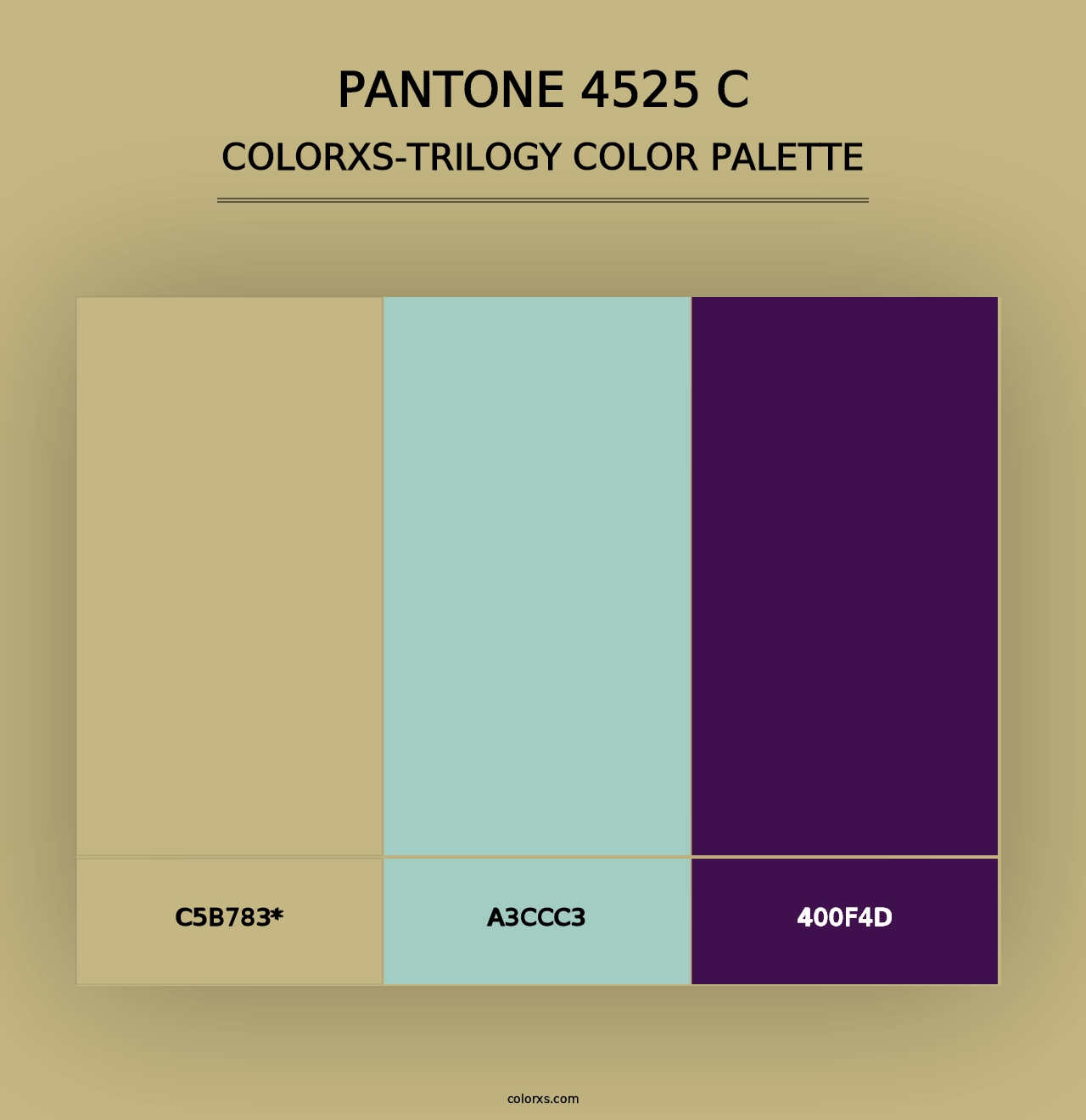 PANTONE 4525 C - Colorxs Trilogy Palette