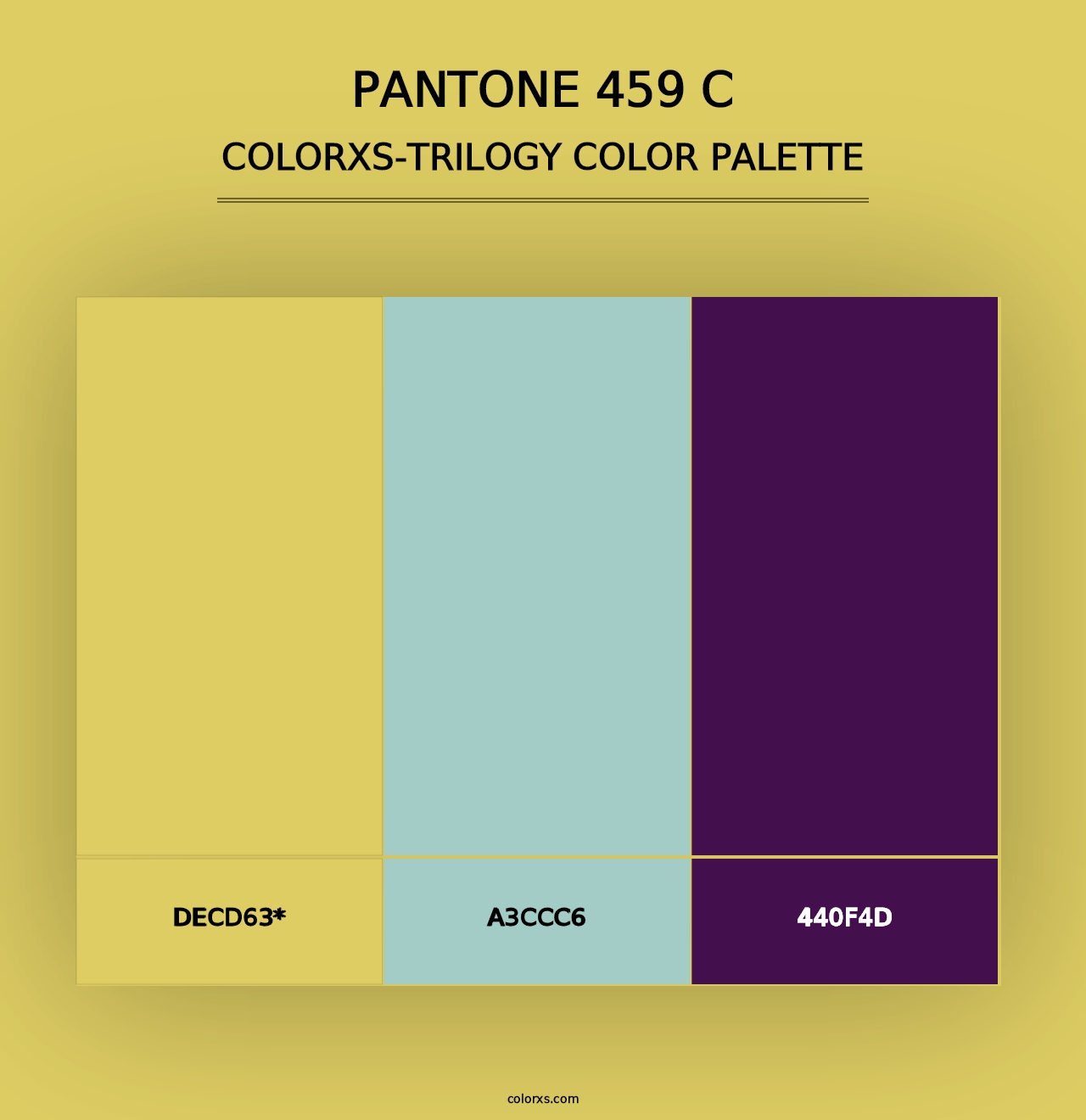 PANTONE 459 C - Colorxs Trilogy Palette