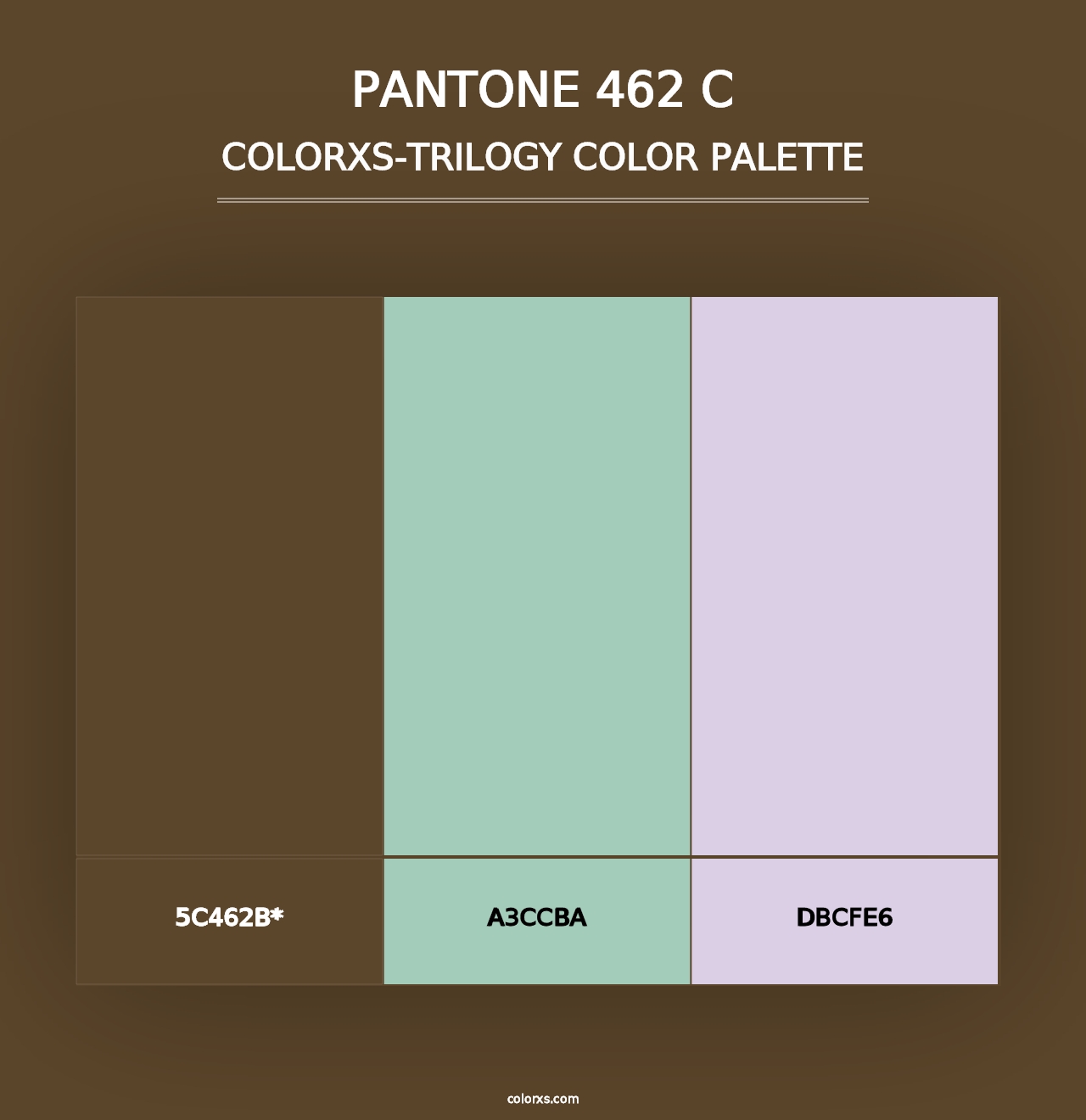 PANTONE 462 C - Colorxs Trilogy Palette