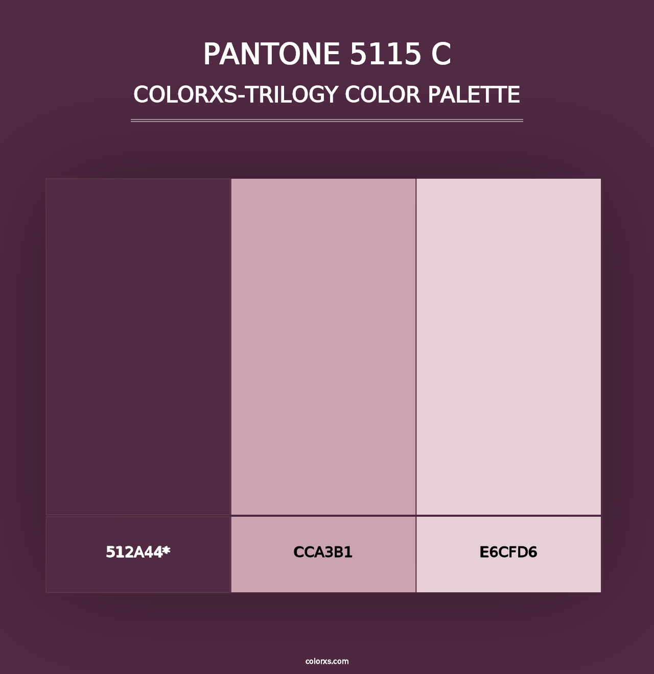 PANTONE 5115 C - Colorxs Trilogy Palette