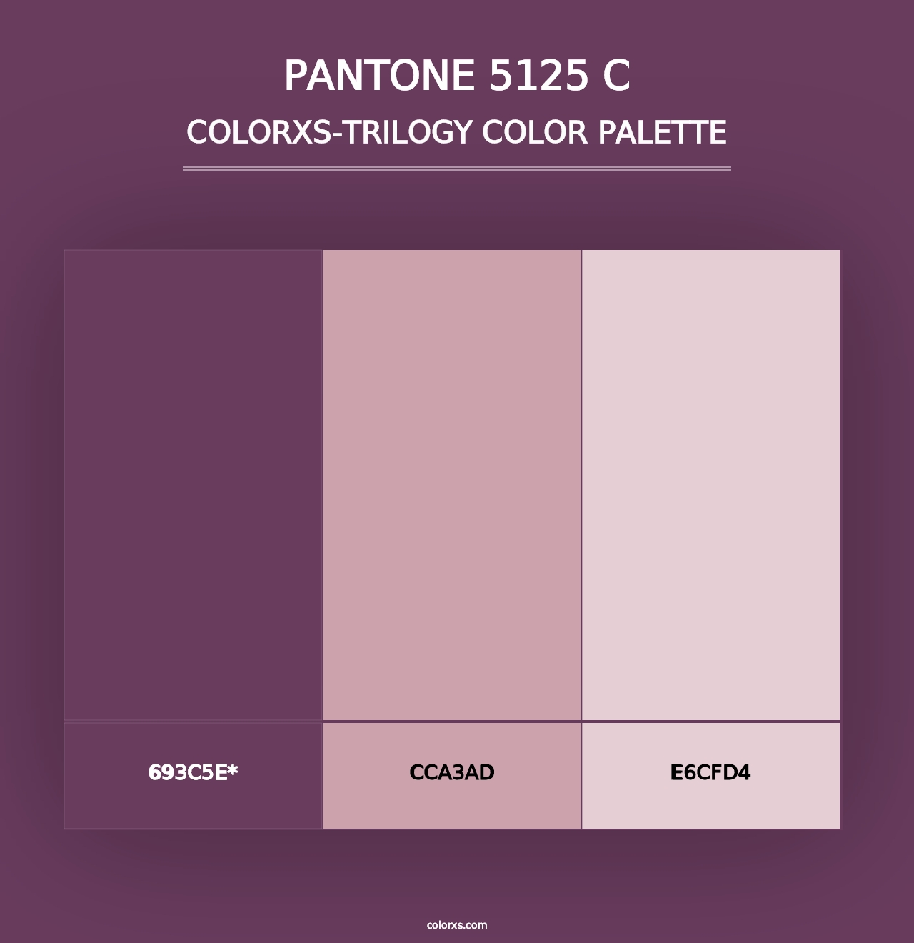 PANTONE 5125 C - Colorxs Trilogy Palette