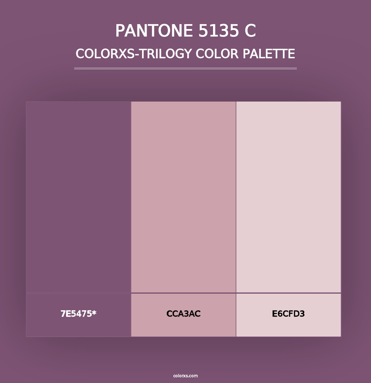 PANTONE 5135 C - Colorxs Trilogy Palette