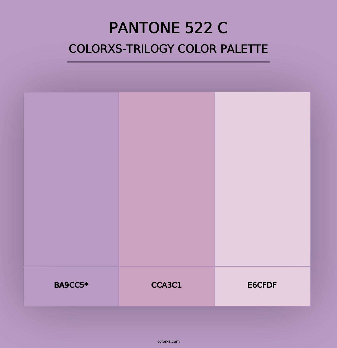 PANTONE 522 C - Colorxs Trilogy Palette