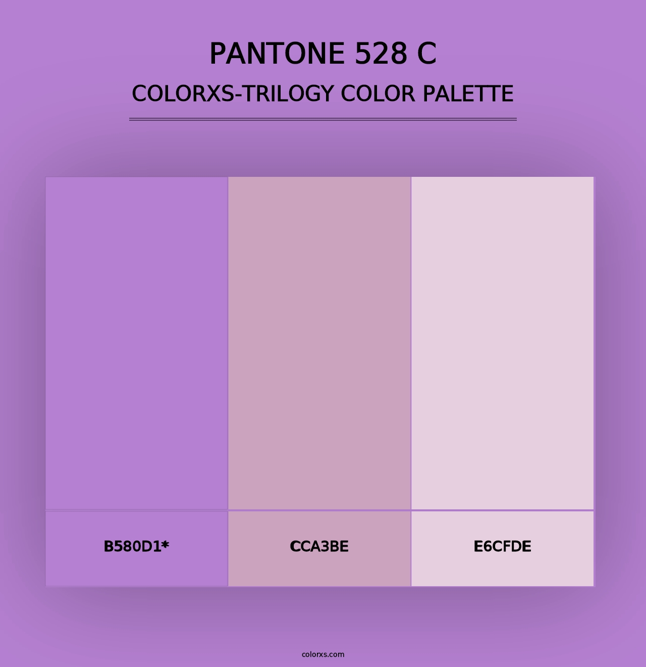 PANTONE 528 C - Colorxs Trilogy Palette