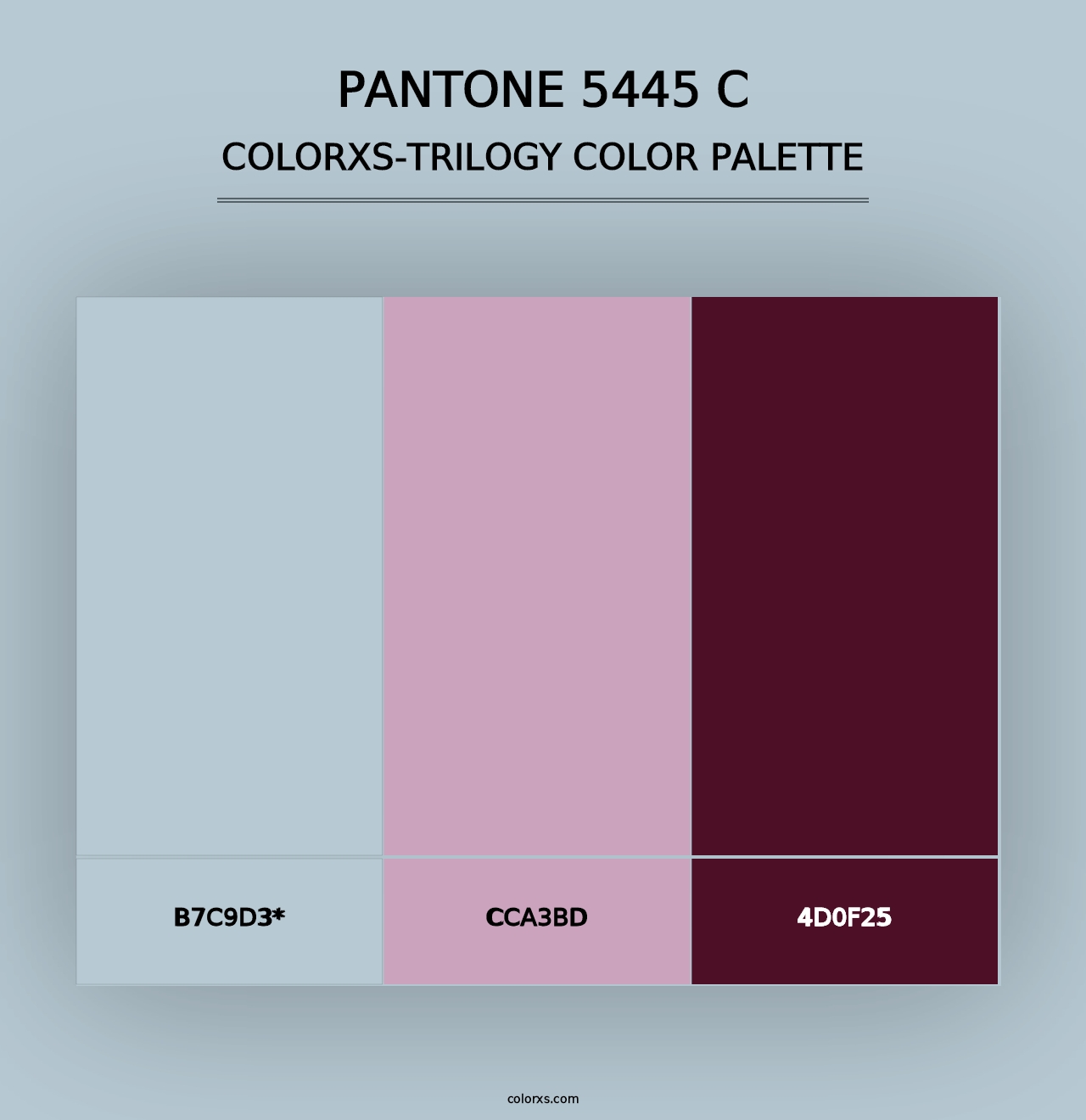 PANTONE 5445 C - Colorxs Trilogy Palette