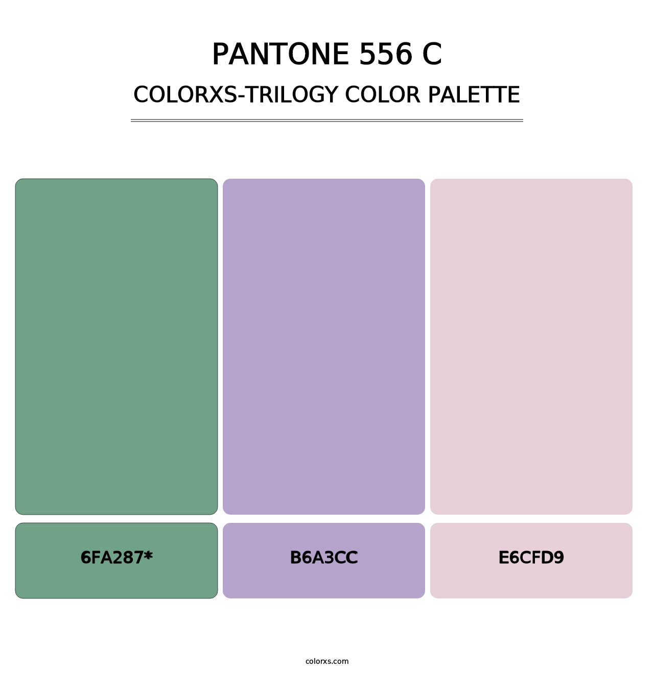 PANTONE 556 C - Colorxs Trilogy Palette