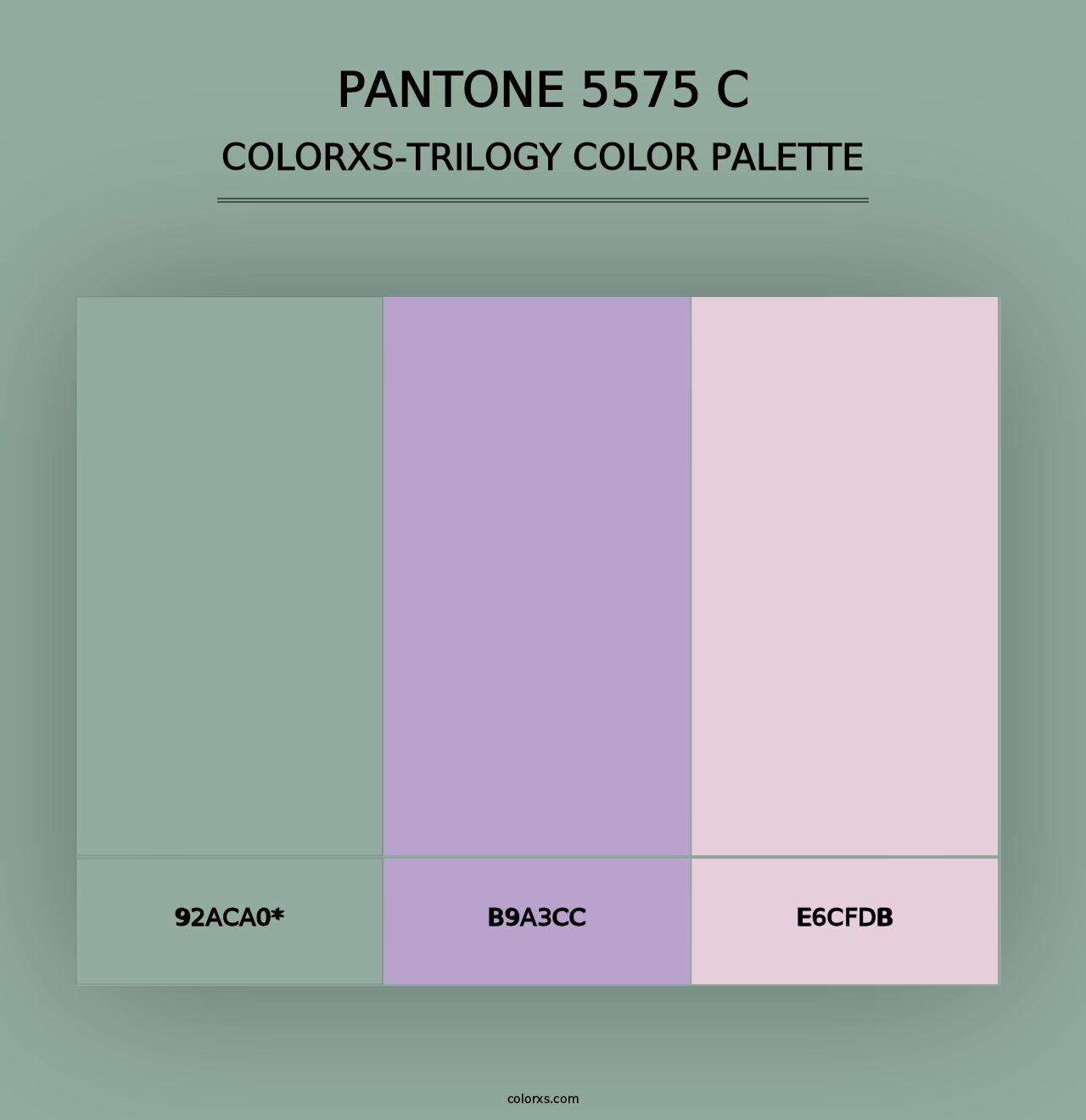 PANTONE 5575 C - Colorxs Trilogy Palette