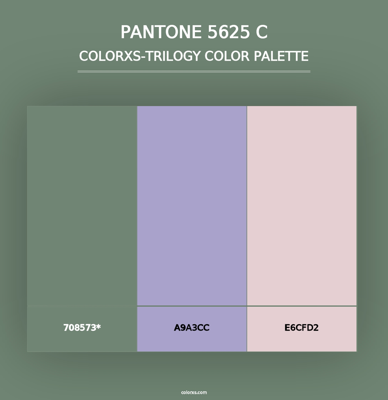 PANTONE 5625 C - Colorxs Trilogy Palette