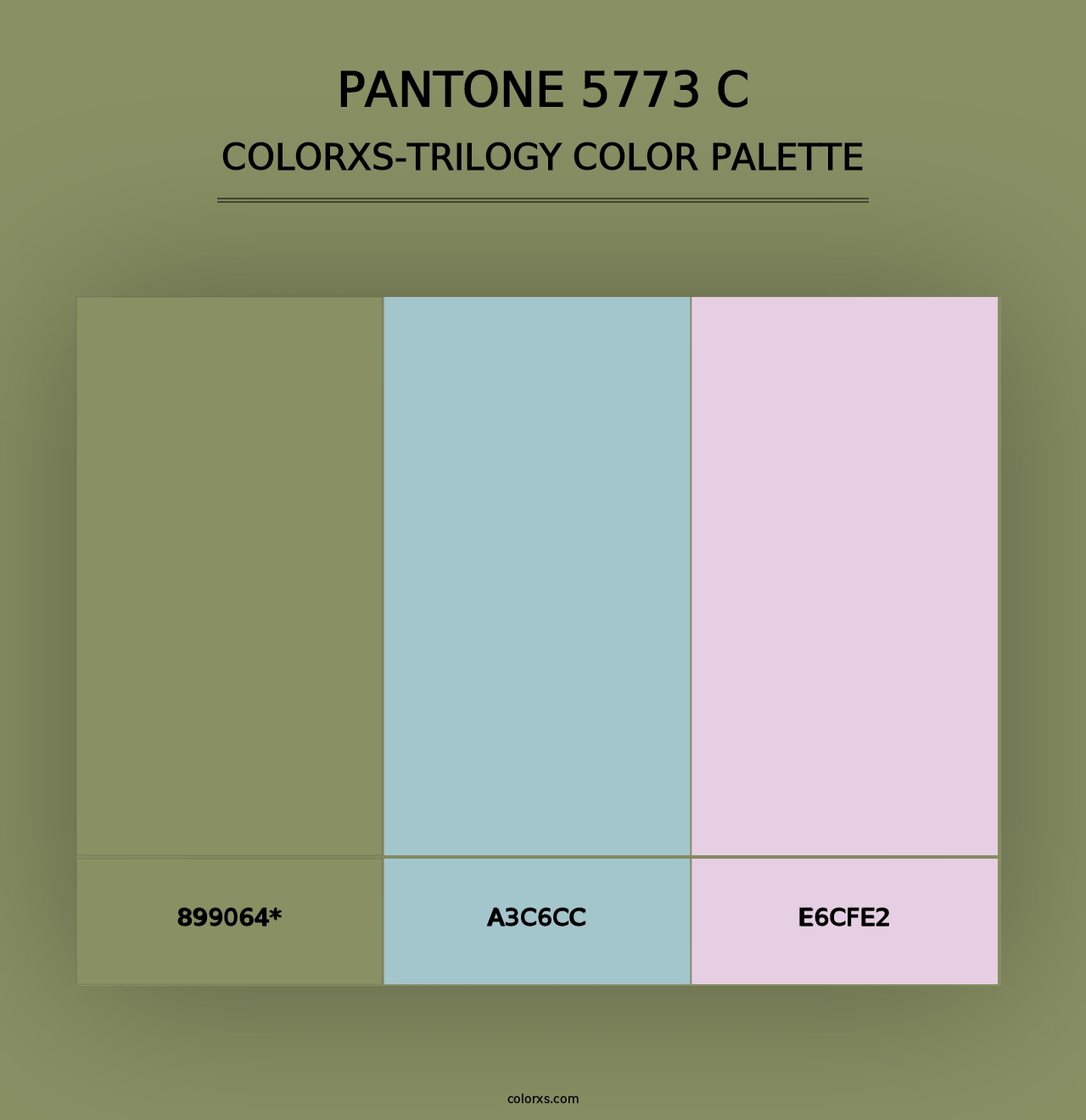 PANTONE 5773 C - Colorxs Trilogy Palette