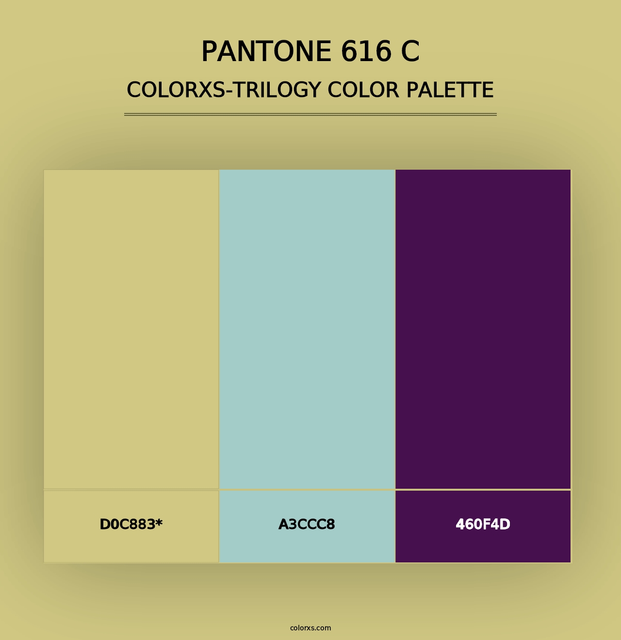 PANTONE 616 C - Colorxs Trilogy Palette