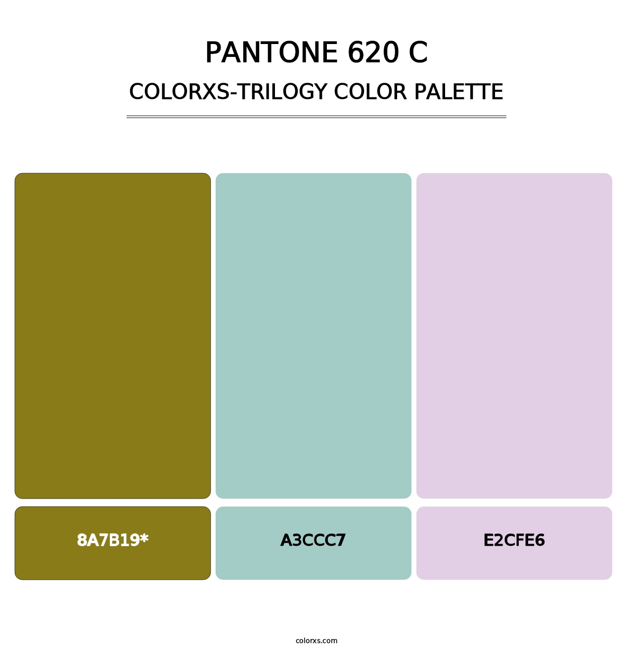 PANTONE 620 C - Colorxs Trilogy Palette