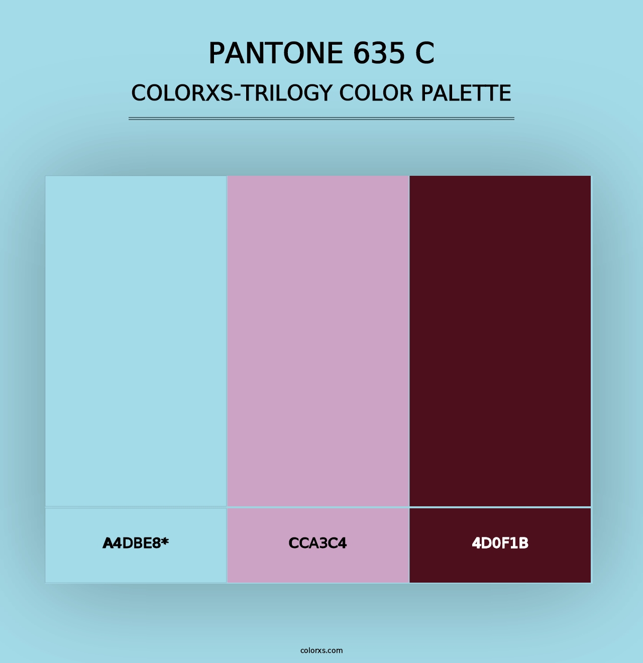 PANTONE 635 C - Colorxs Trilogy Palette