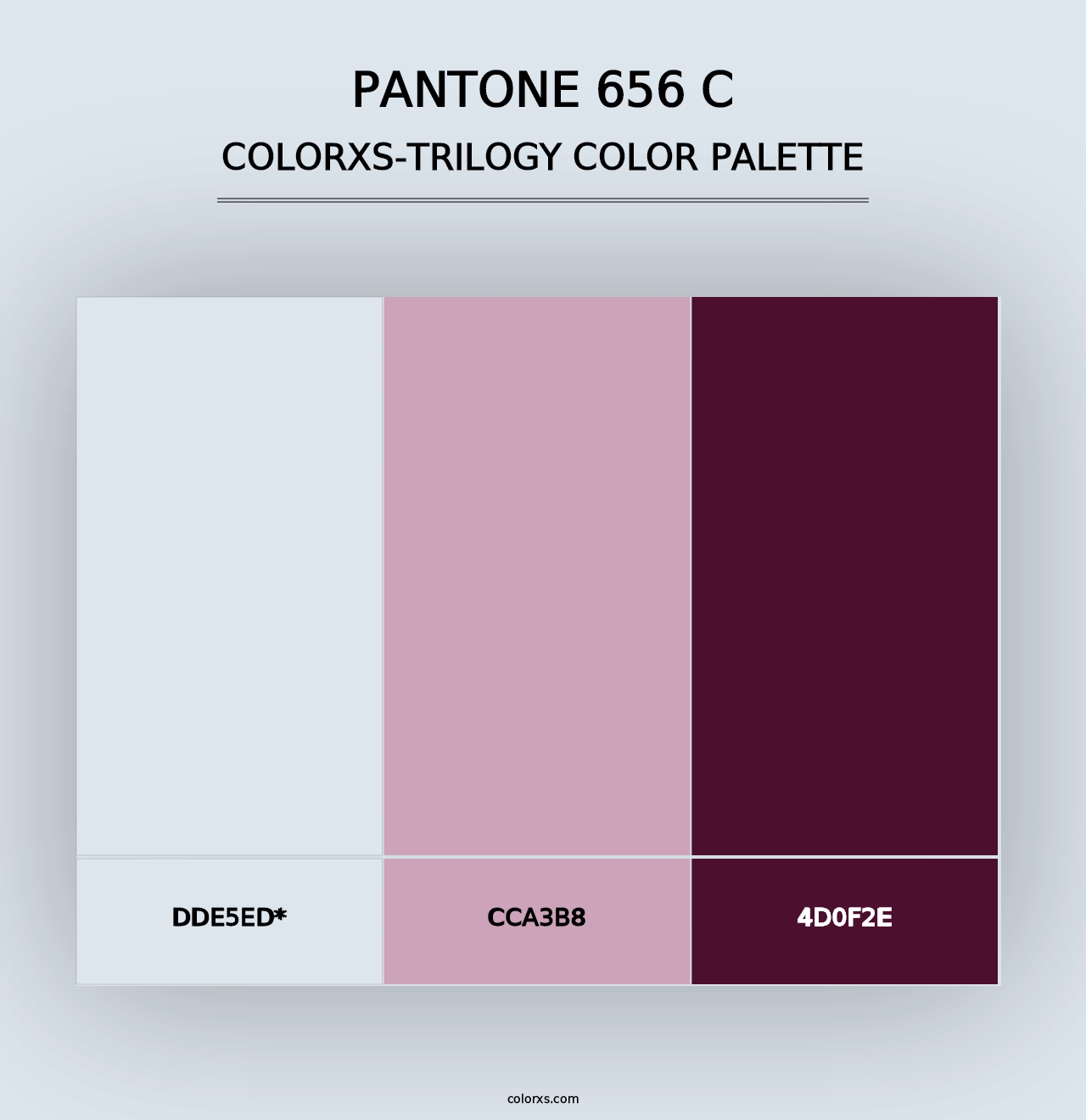 PANTONE 656 C - Colorxs Trilogy Palette