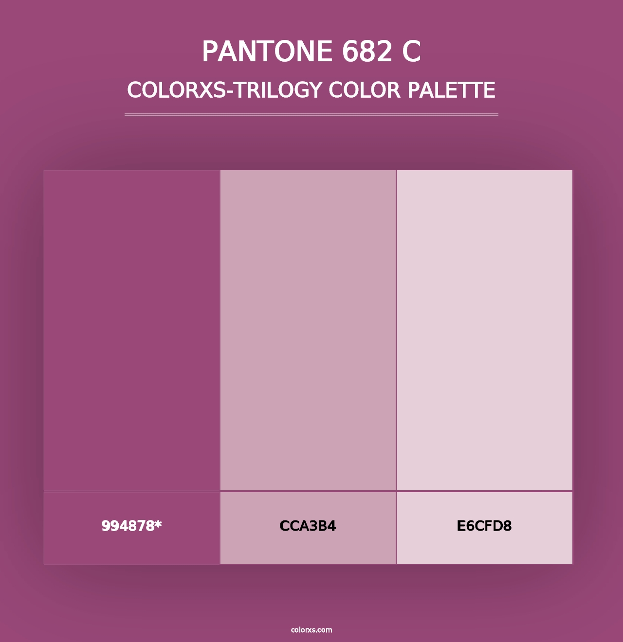 PANTONE 682 C - Colorxs Trilogy Palette