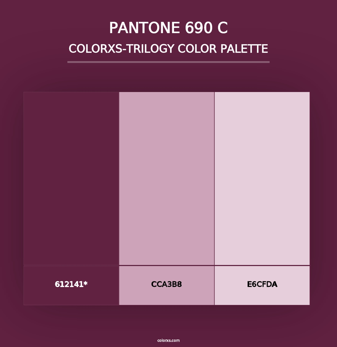 PANTONE 690 C - Colorxs Trilogy Palette