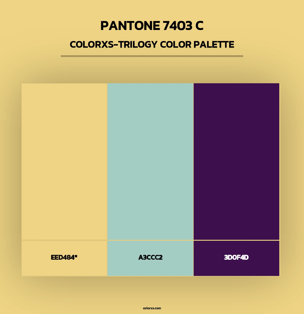 PANTONE 7403 C - Colorxs Trilogy Palette