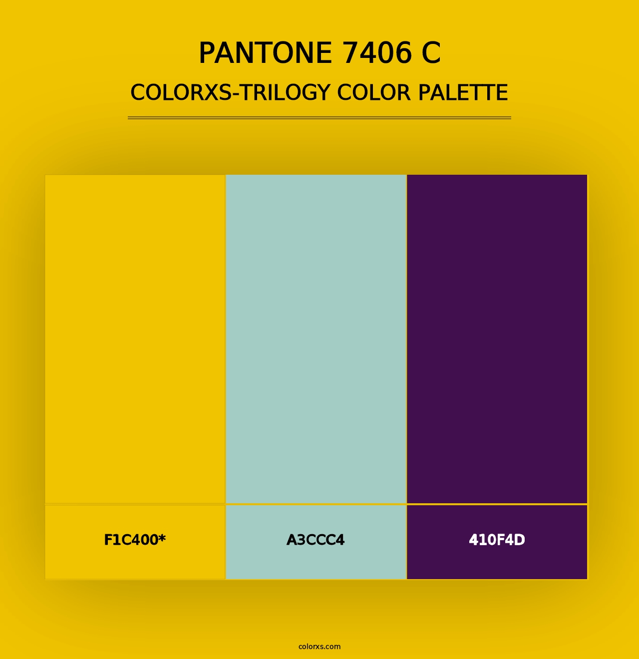 PANTONE 7406 C - Colorxs Trilogy Palette