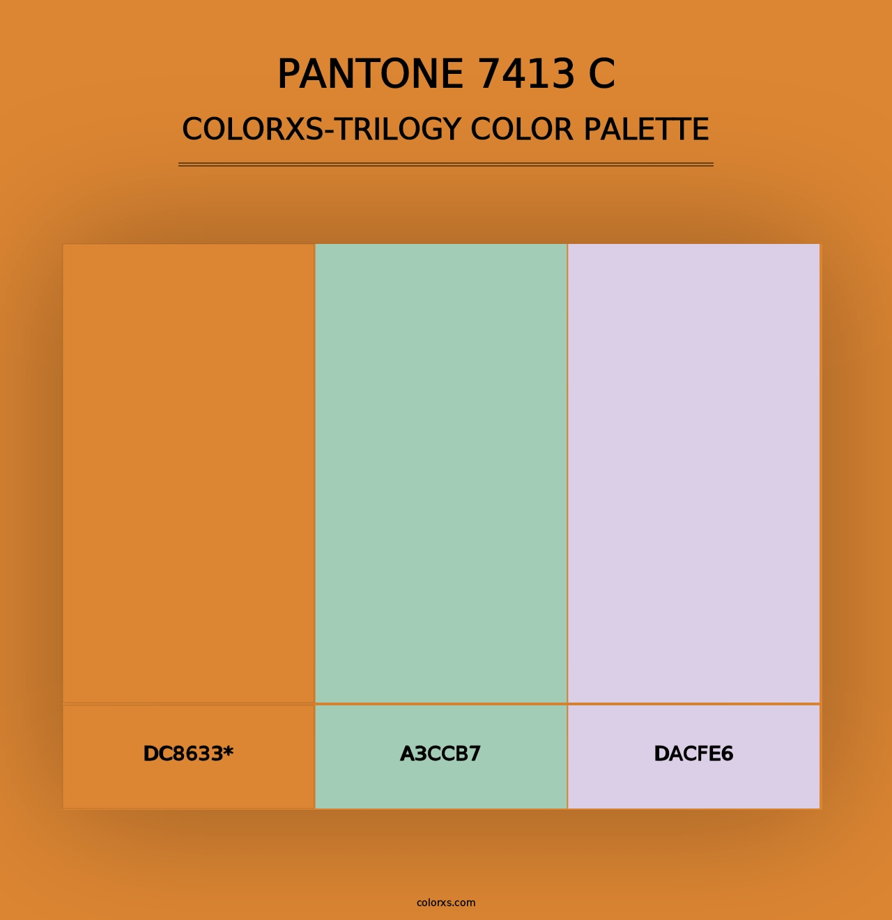 PANTONE 7413 C - Colorxs Trilogy Palette