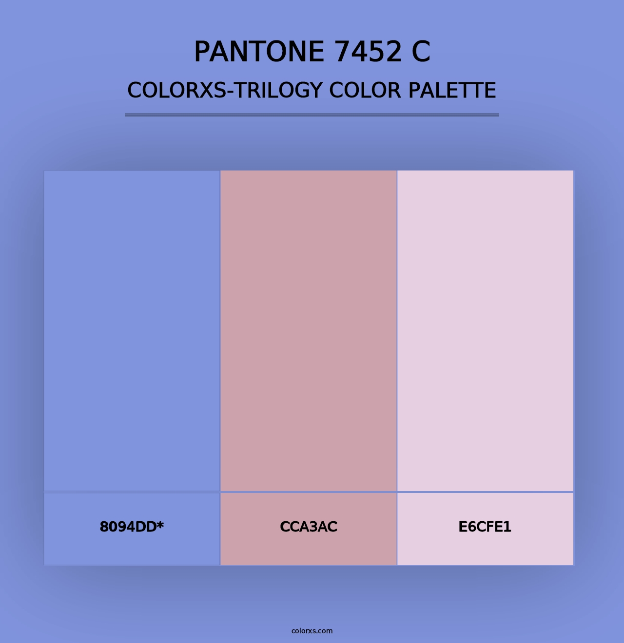 PANTONE 7452 C - Colorxs Trilogy Palette