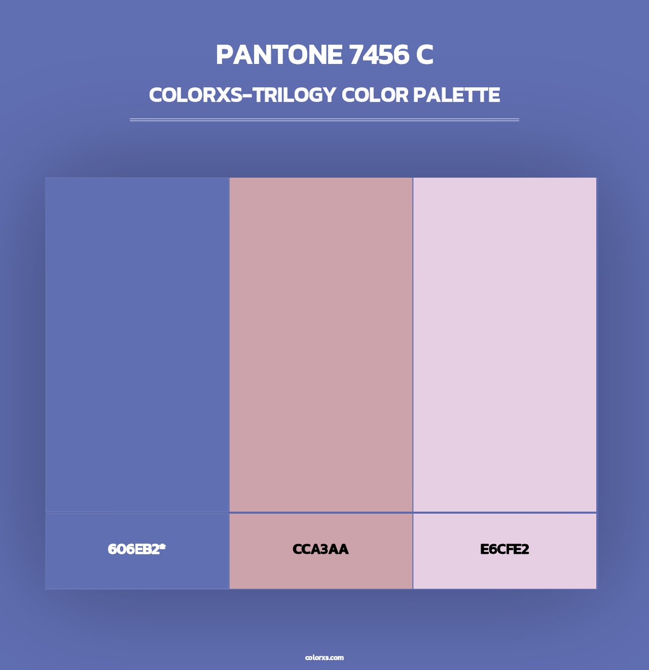 PANTONE 7456 C - Colorxs Trilogy Palette