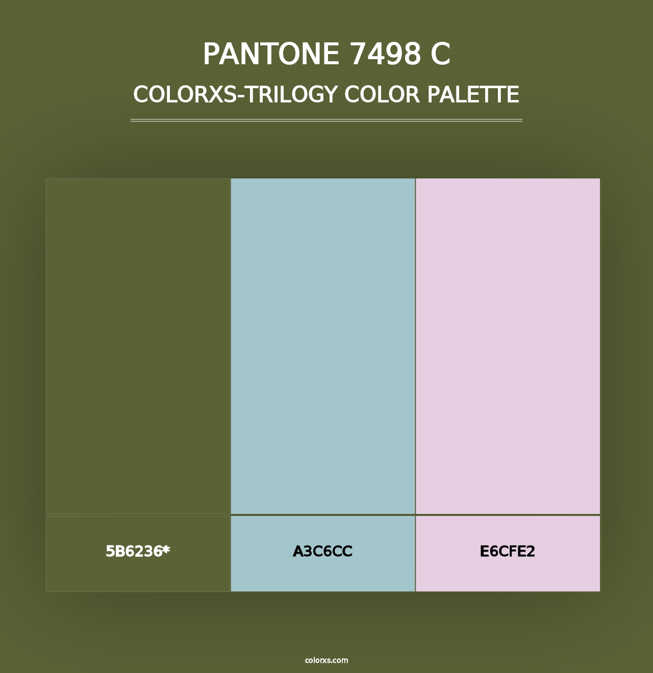 PANTONE 7498 C - Colorxs Trilogy Palette