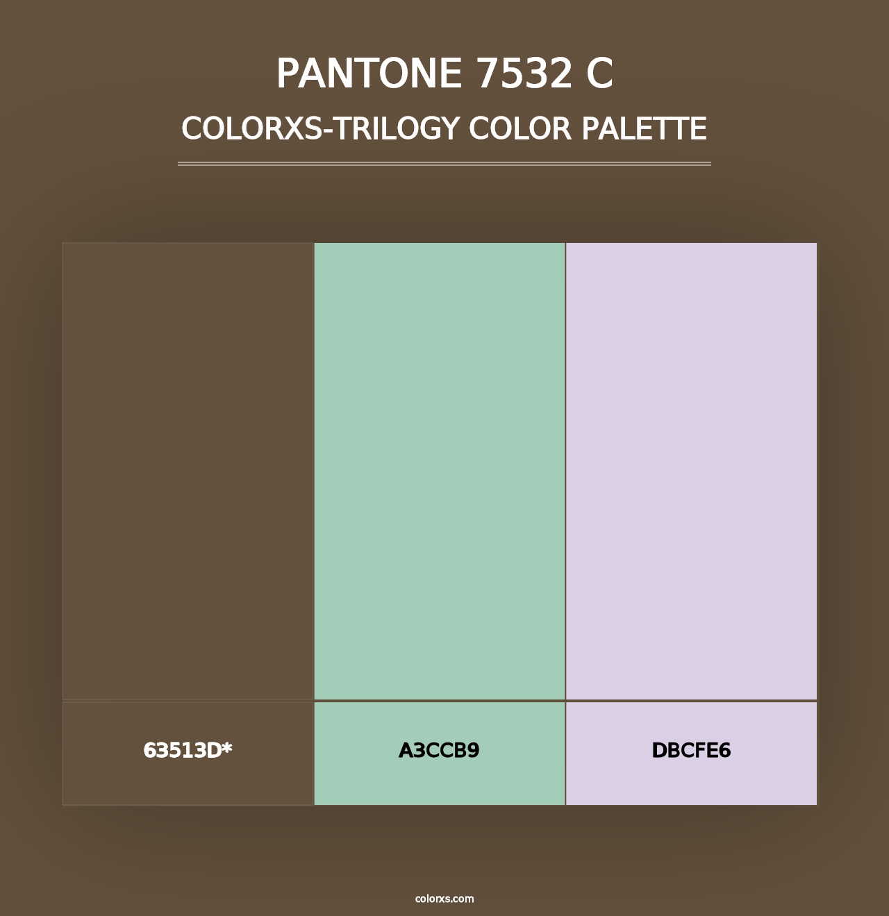 PANTONE 7532 C - Colorxs Trilogy Palette