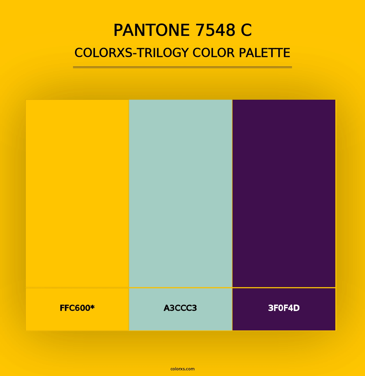 PANTONE 7548 C - Colorxs Trilogy Palette