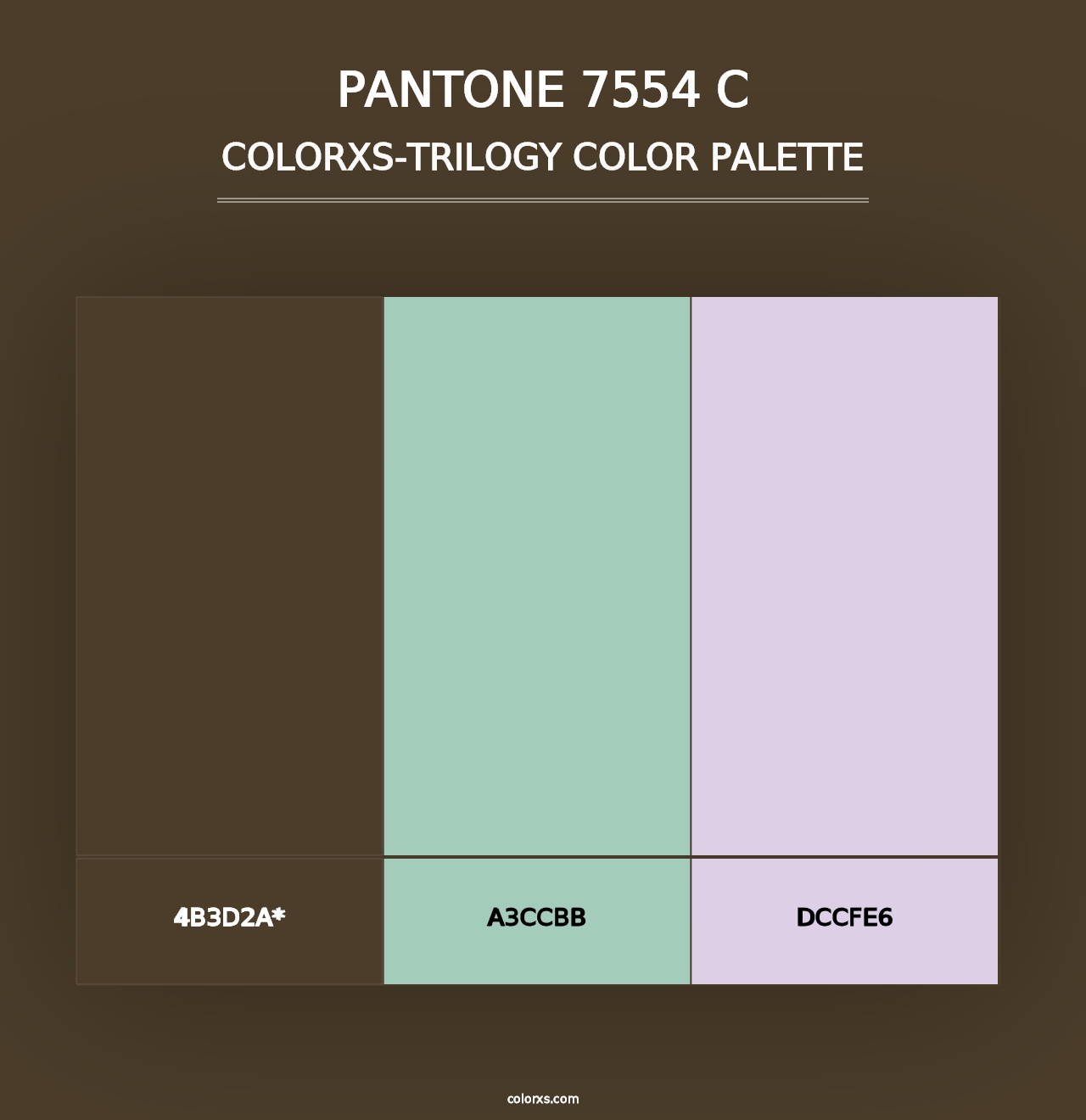 PANTONE 7554 C - Colorxs Trilogy Palette