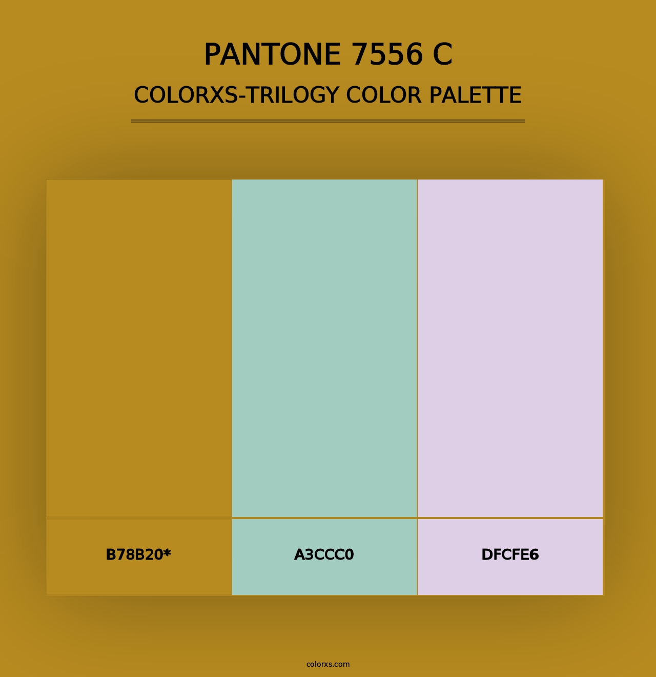 PANTONE 7556 C - Colorxs Trilogy Palette