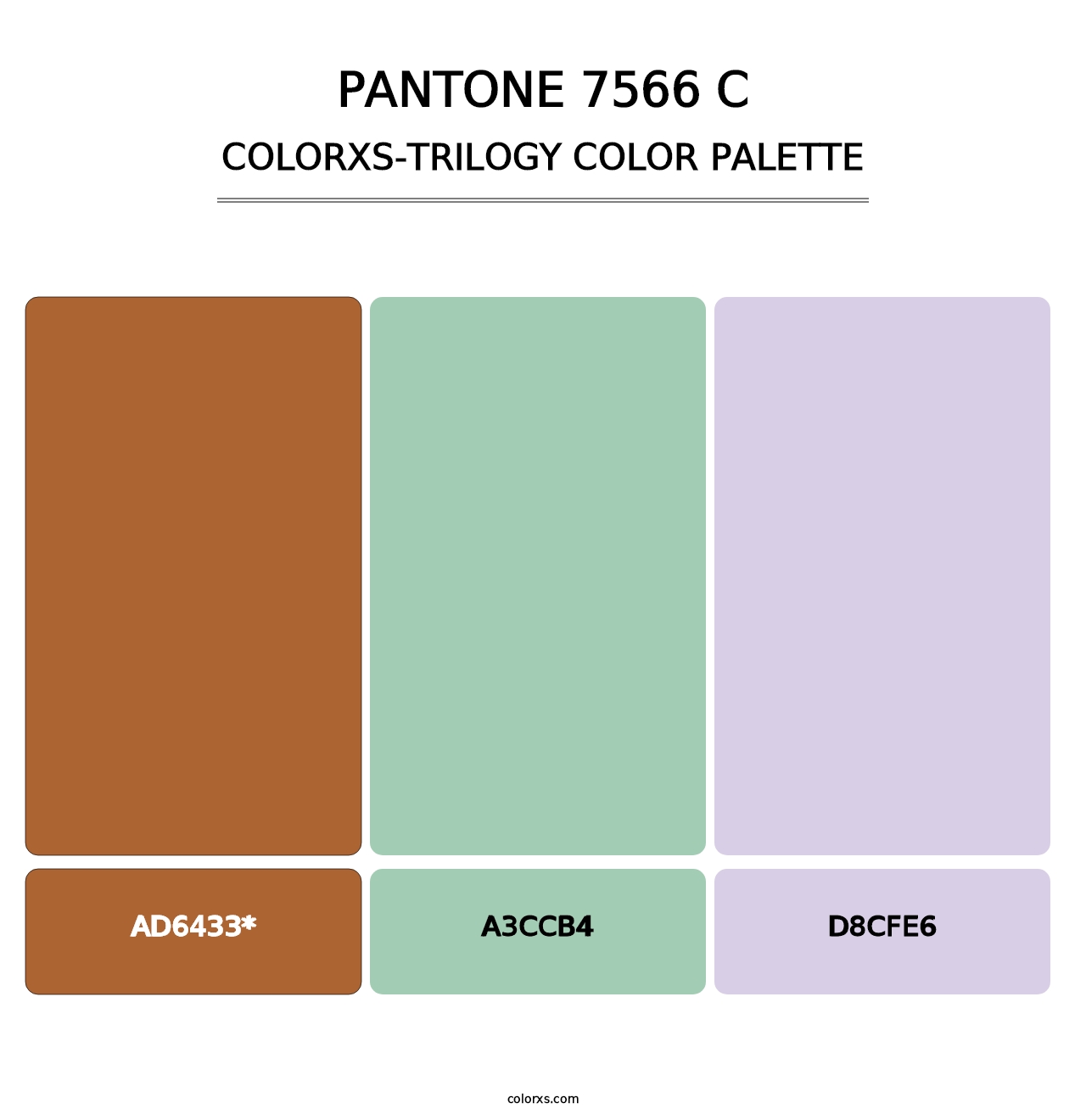 PANTONE 7566 C - Colorxs Trilogy Palette