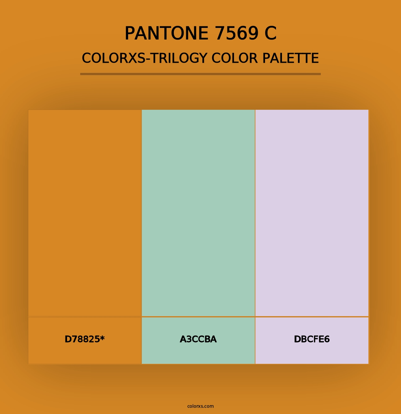 PANTONE 7569 C - Colorxs Trilogy Palette