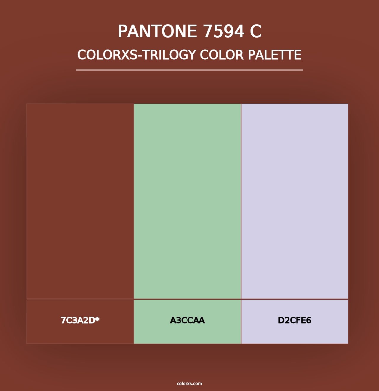 PANTONE 7594 C - Colorxs Trilogy Palette