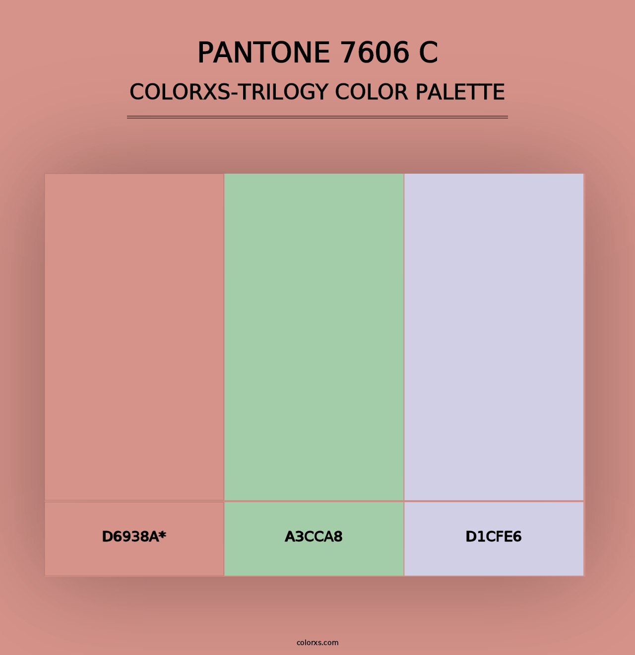 PANTONE 7606 C - Colorxs Trilogy Palette