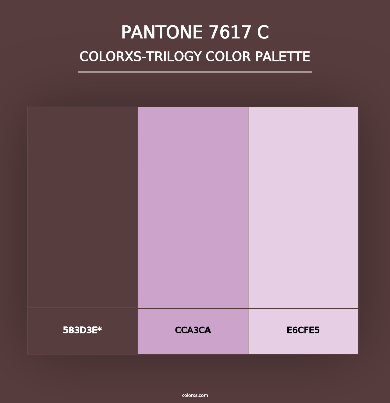 PANTONE 7617 C - Colorxs Trilogy Palette