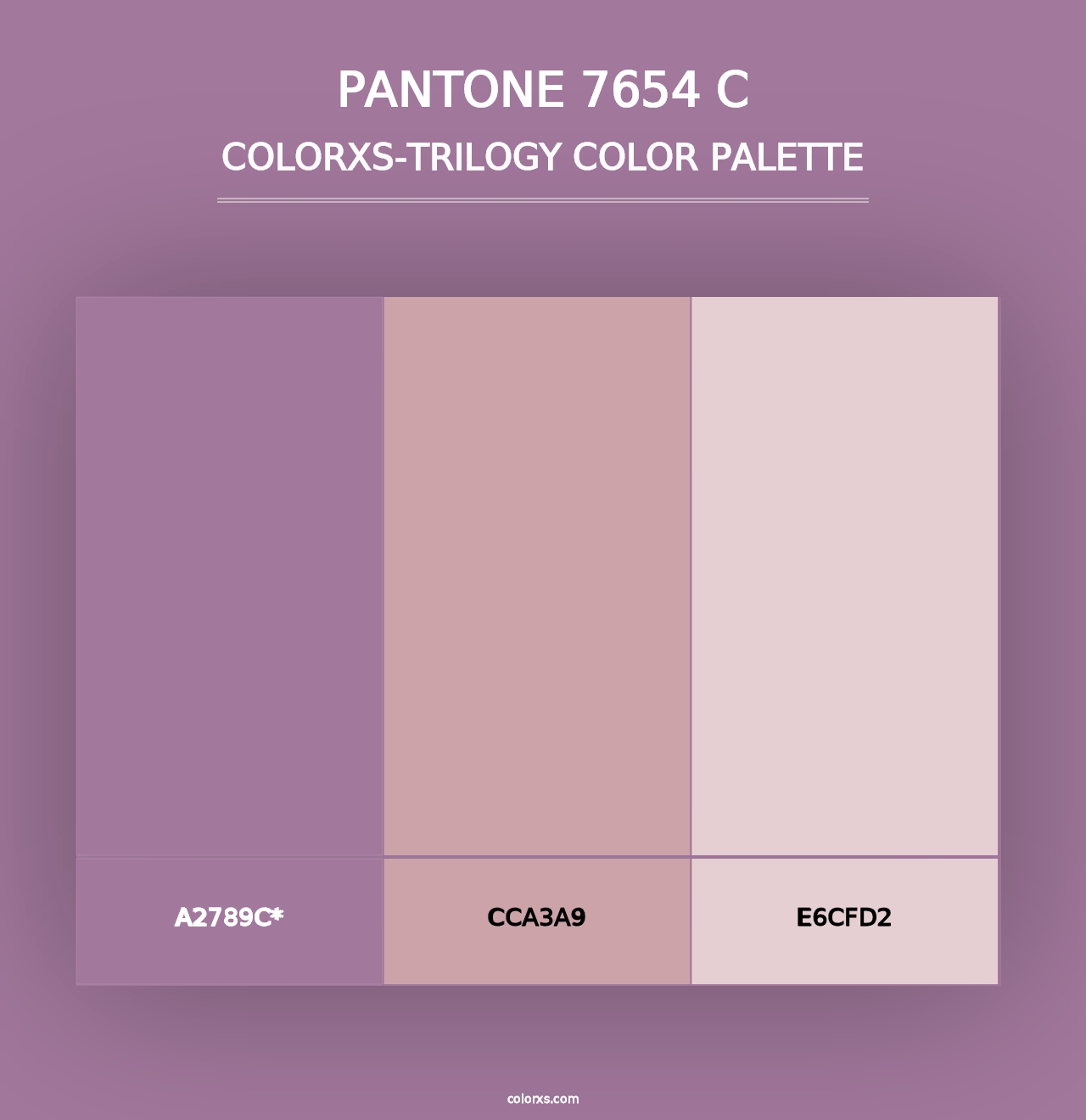 PANTONE 7654 C - Colorxs Trilogy Palette