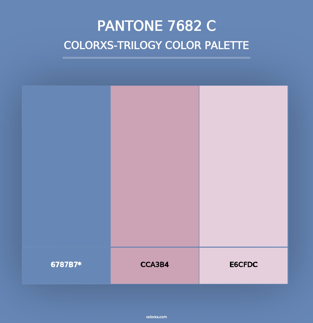 PANTONE 7682 C - Colorxs Trilogy Palette