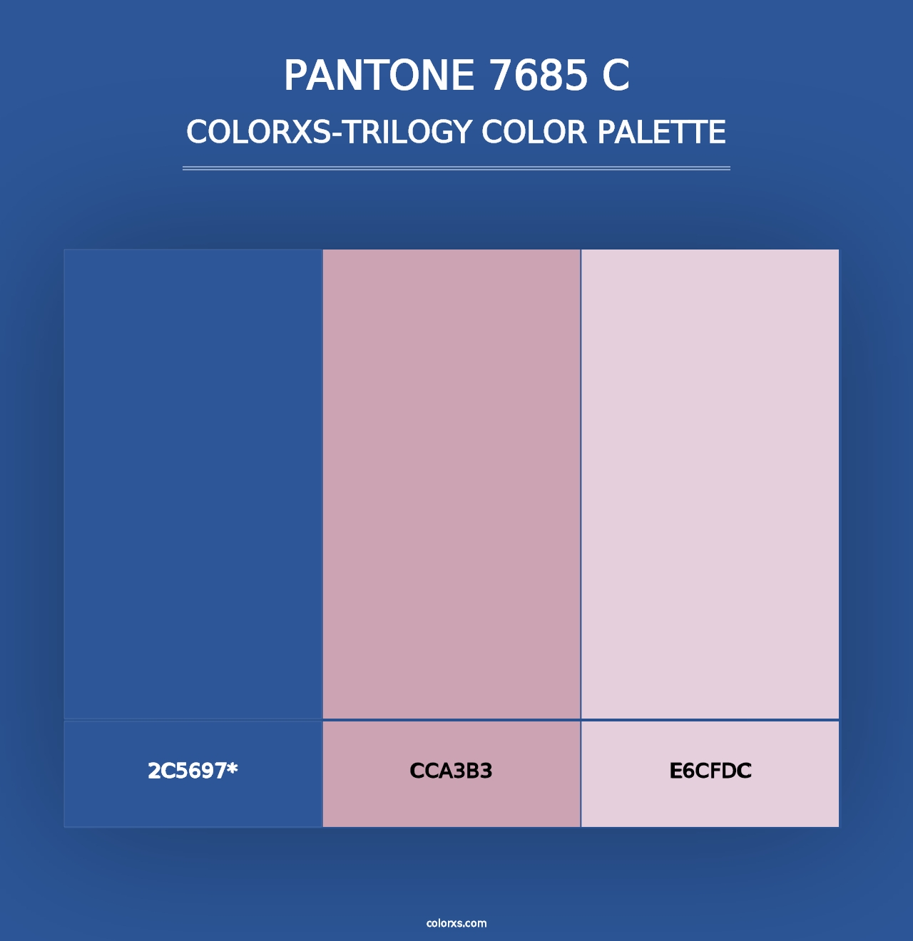 PANTONE 7685 C - Colorxs Trilogy Palette