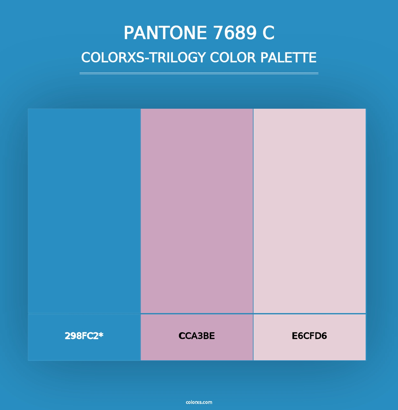 PANTONE 7689 C - Colorxs Trilogy Palette