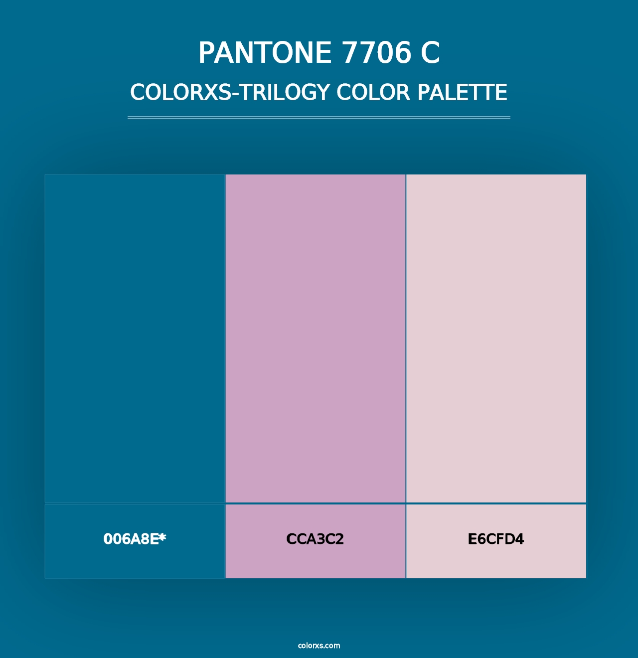 PANTONE 7706 C - Colorxs Trilogy Palette