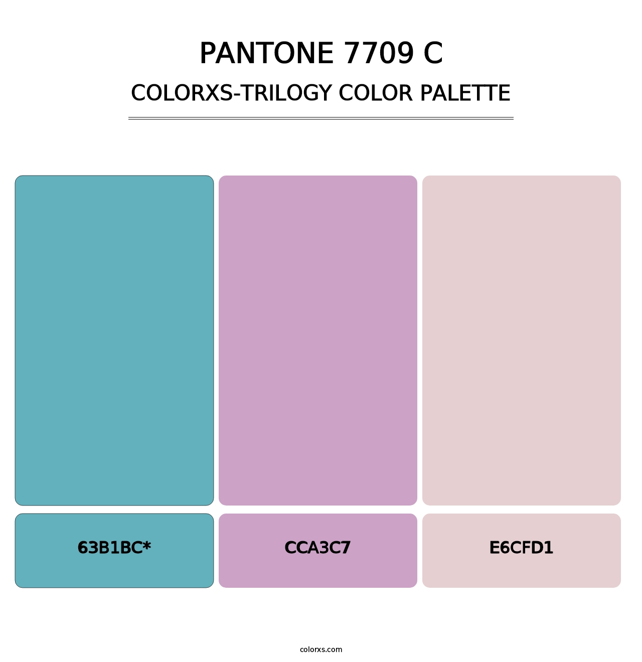 PANTONE 7709 C - Colorxs Trilogy Palette